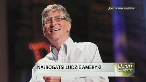 Gates najbogatszy w USA, Zuckerberg poza pierwszą "10"