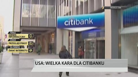 Gignatyczna kara dla Citibanku. Odszkodowania dostanie prawie 9 mln klientów