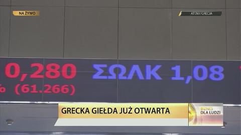 Głębokie spadki na greckiej giełdzie 