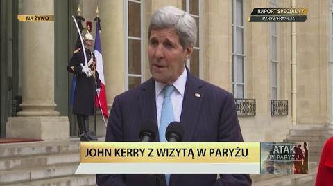 Globalna wojna z terrorem. John Kerry z wizytą w Paryżu