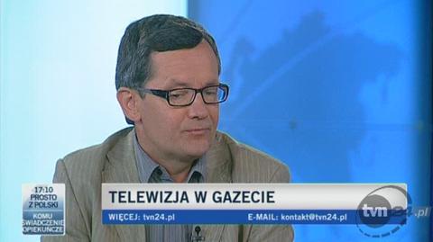 Godzic: po co mi telereklama w gazecie (TVN24)