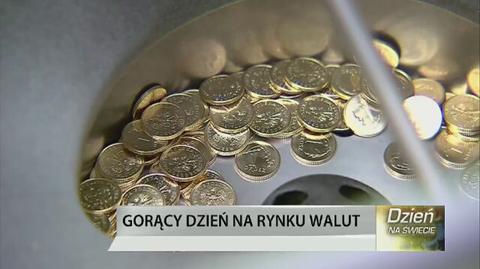 Gorący dzień na rynku walut