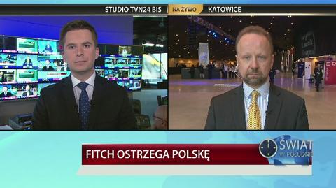 Gościem TVN24 BiS był prezes Fitch Polska