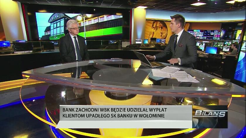 Gościem TVN24 Biznes i Świat był Jerzy Pruski, prezes BFG