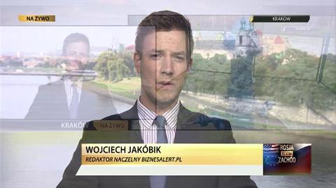 Gościem TVN24 Biznes i Świat był Wojciech Jakóbik