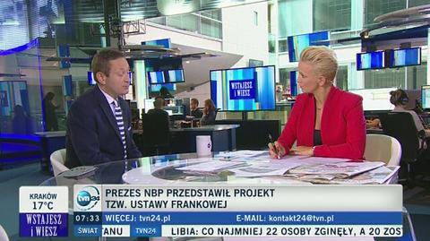 Gościem TVN24 był Paweł Rabiej