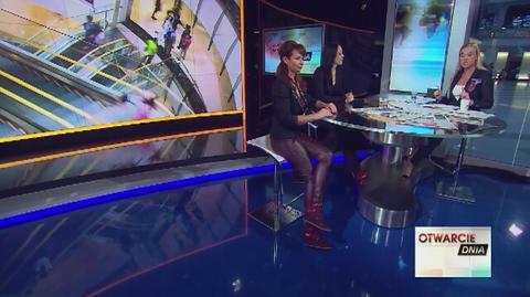 Goścmi TVN24 Biznes i Świat były stylistka Wiganna Papina i psycholog Maria Rotkiel