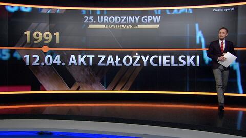 GPW obchodzi 25. urodziny. Oto najważniejsze daty w historii warszawskiego parkietu