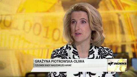 Grażyna Piotrowska-Oliwa o Forum Ekonomicznym w Davos