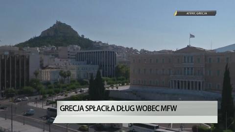 Grecja spłaciła bieżące należności wobec EBC