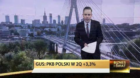 GUS opublikował dane o PKB w II kw.