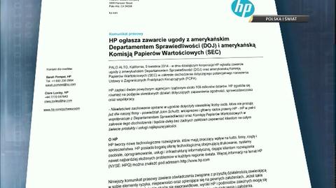 HP zapłaci 108 mln dolarów kary za korumpowanie w Polsce