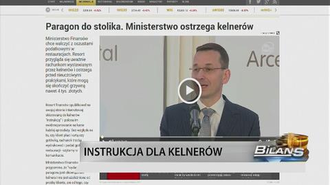 Instrukcje dla kelnerów