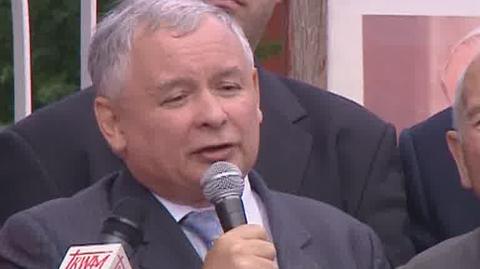 J.Kaczyński:Na tym wózku chętnie stanąłbym nawet z Lechem Wałęsą