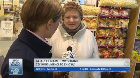 Jajka coraz droższe (TVN24)