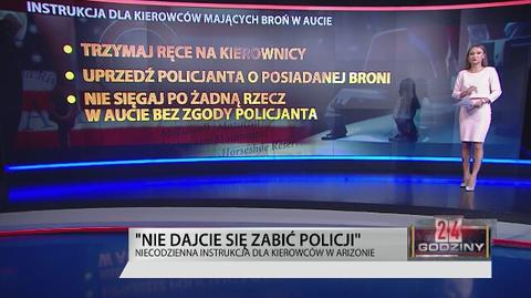 Jak nie dać się zabić policji? Specjalna instrukcja dla kierowców w Arizonie 