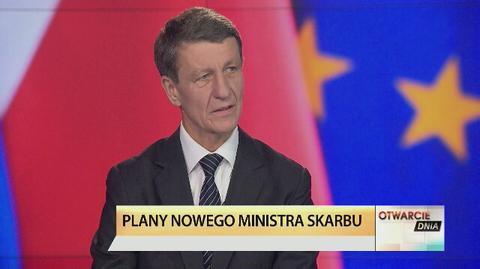 Jakie są plany nowego ministra skarbu? Gościem TVN24 Biznes i Świat był Andrzej Czerwiński