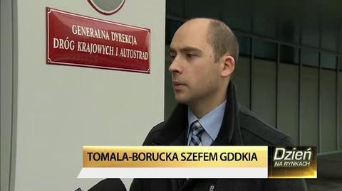 Jan Krynicki, rzecznik GDDKiA, o nowej dyrektor generalnej Ewie Tomali-Boruckiej
