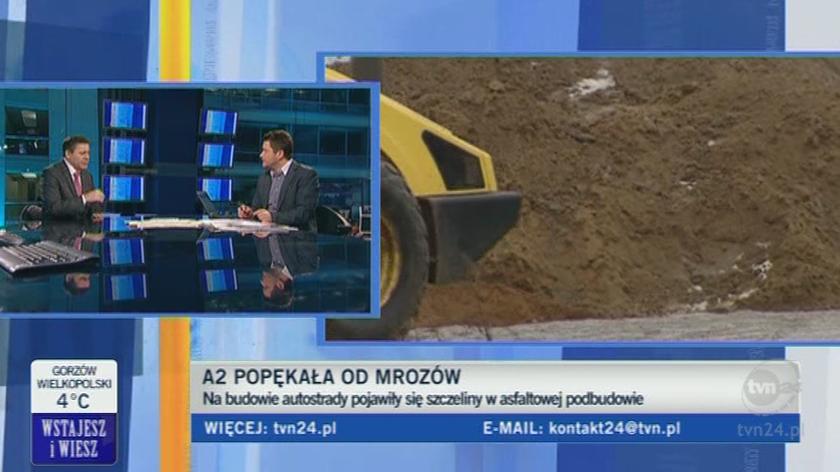 Janusz Piechociński o problemach na A2/TVN24