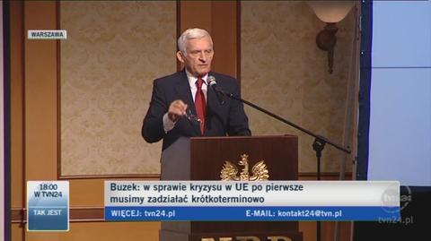 Jerzy Buzek o przyszłości UE (TVN24)