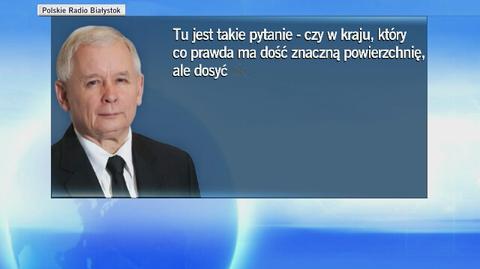 Kaczyński chce dużego lotniska zapewniającego "połączenia z całym światem"