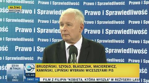 Kaczyński: zdarzają się niecelne decyzje personalne i trzeba je korygować