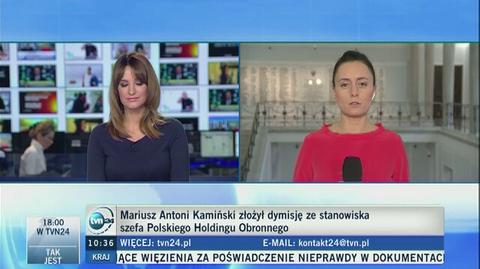 Kamiński nie będzie szefem Polskiego Holdingu Obronnego