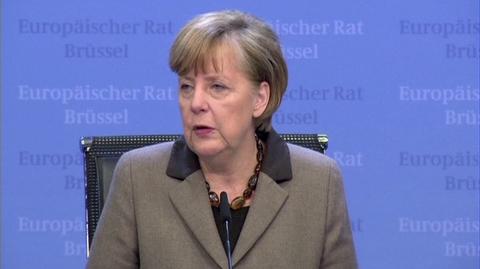 Kanclerz Angela Merkel o dostawach gazu łupkowego z USA