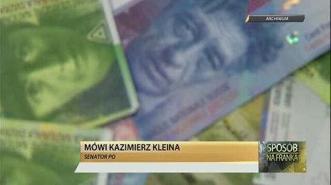 Kleina: Kredytobiorcy w złotówkach nie mogą być w gorszej sytuacji niż frankowicze