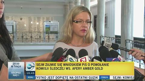 Komisja śledcza ws. Amber Gold. Wassermann: merytoryczne prace od września