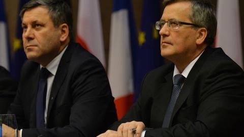 Komorowski: "Przemysłowy Weimar" szansą dla UE