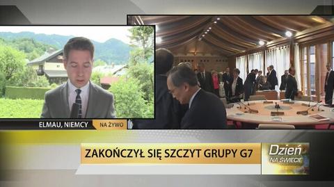 Koniec szczytu G7. Merkel grozi nowymi sankcjami wobec Rosji 