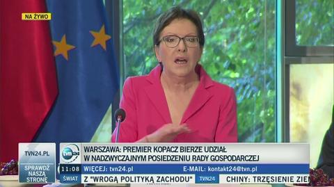 Kopacz: nie chcę licytować się z Szydło na obietnice bez pokrycia