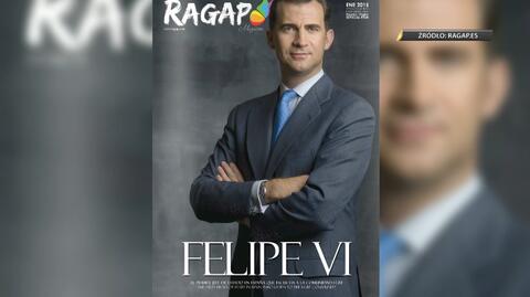 Król Hiszpanii na okładce gejowskiego magazynu 