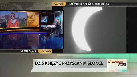 Księżyc przysłonił Słońce