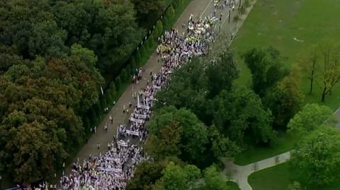 Kulminacja protestów Solidarności. W stolicy jest już 40 tys. związkowców