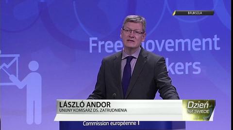 László Andor, komisarz ds. zatrudnienia: pracując w państwie członkowskim ma się te same prawa 