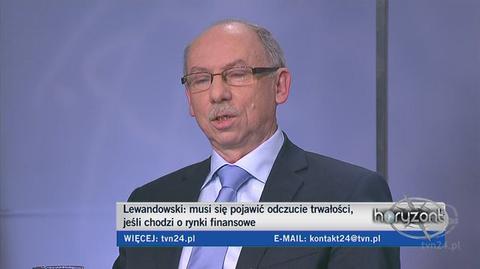 Lewandowski: To jest krok w nieznane (TVN24)