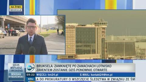 Lotnisko Zaventem pod Brukselą znów czynne