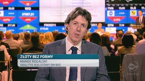 Marek Rogalski: na razie nie będzie interwencji/TVN CNBC