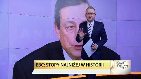Mario Draghi zaskoczył banki. Co oznacza decyzja EBC?