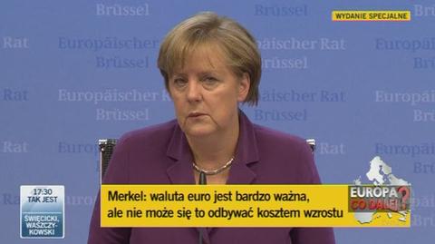 Merkel: Było nam przykro (TVN24)
