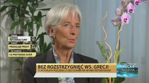  	MFW: odroczenie spłaty długu Grecji nie byłoby dla niej korzystne