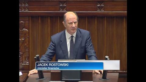 Min. Jacek Rostwoski: Będzie plan naprawy finansów publicznych