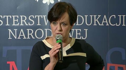 Minister edukacji Joanna Kluzik-Rostkowska: Z punktu widzenia rodziców podręczniki będą darmowe