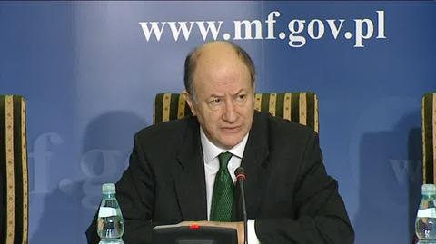 Minister finansów o ew. dokapitalizowaniu banków