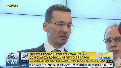 Minister Morawiecki o zarobkach Polaków