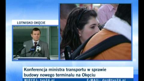 Minister Polaczek o otwaciu nowego terminala