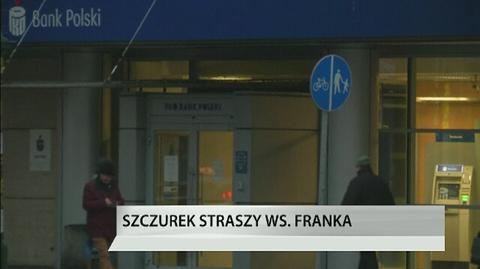 Minister Szczurek o pomyśle przewalutowania kredytów we frankach