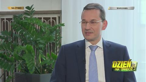 Morawiecki w TVN24BiS o meczu polskiej reprezentacji, warszawskim City oraz rządowych planach 